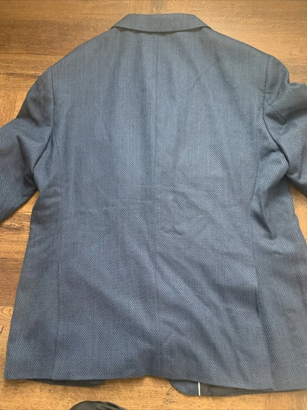 Joseph Abboud  Wool Sport Coat Blue Plaid Blazer Jacket 25